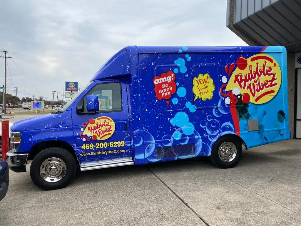 The Bubble Bus company in Dallas Texas
