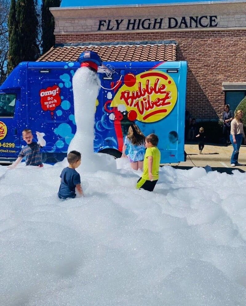 Bubble Truck Dallas Fort Worth | Fun Foam Birthday parties for All ages