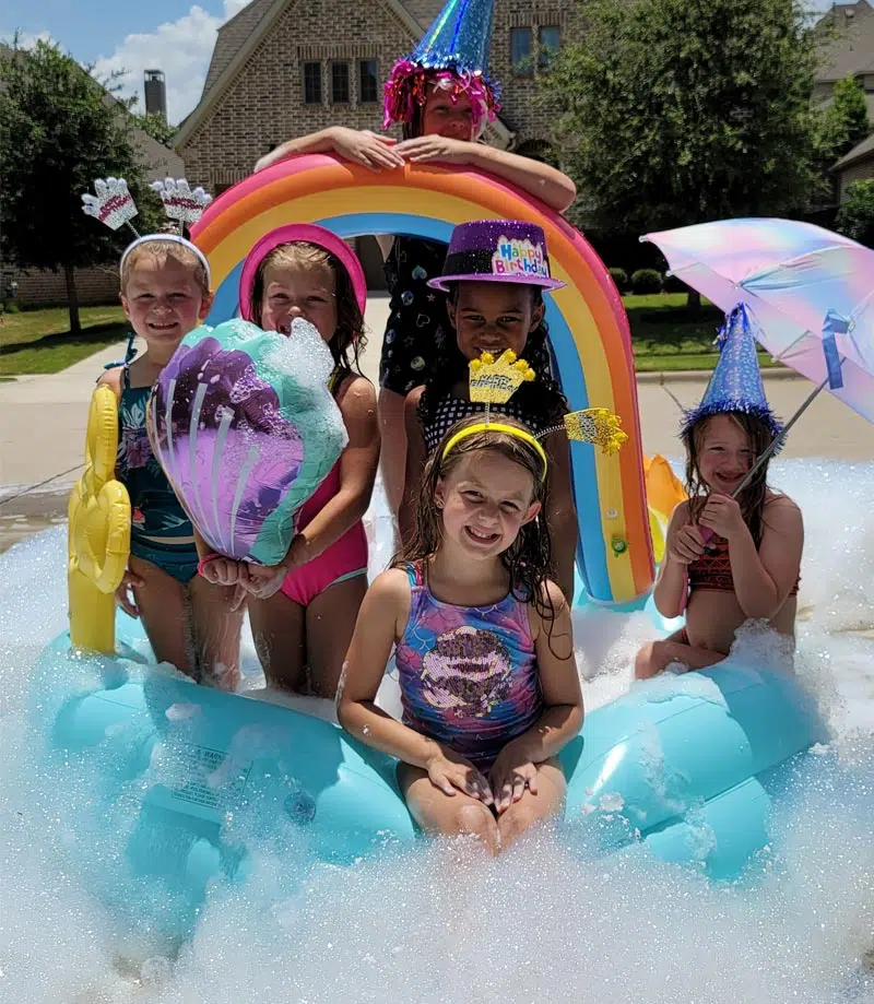 Bubble truck Foam Party Dallas TX